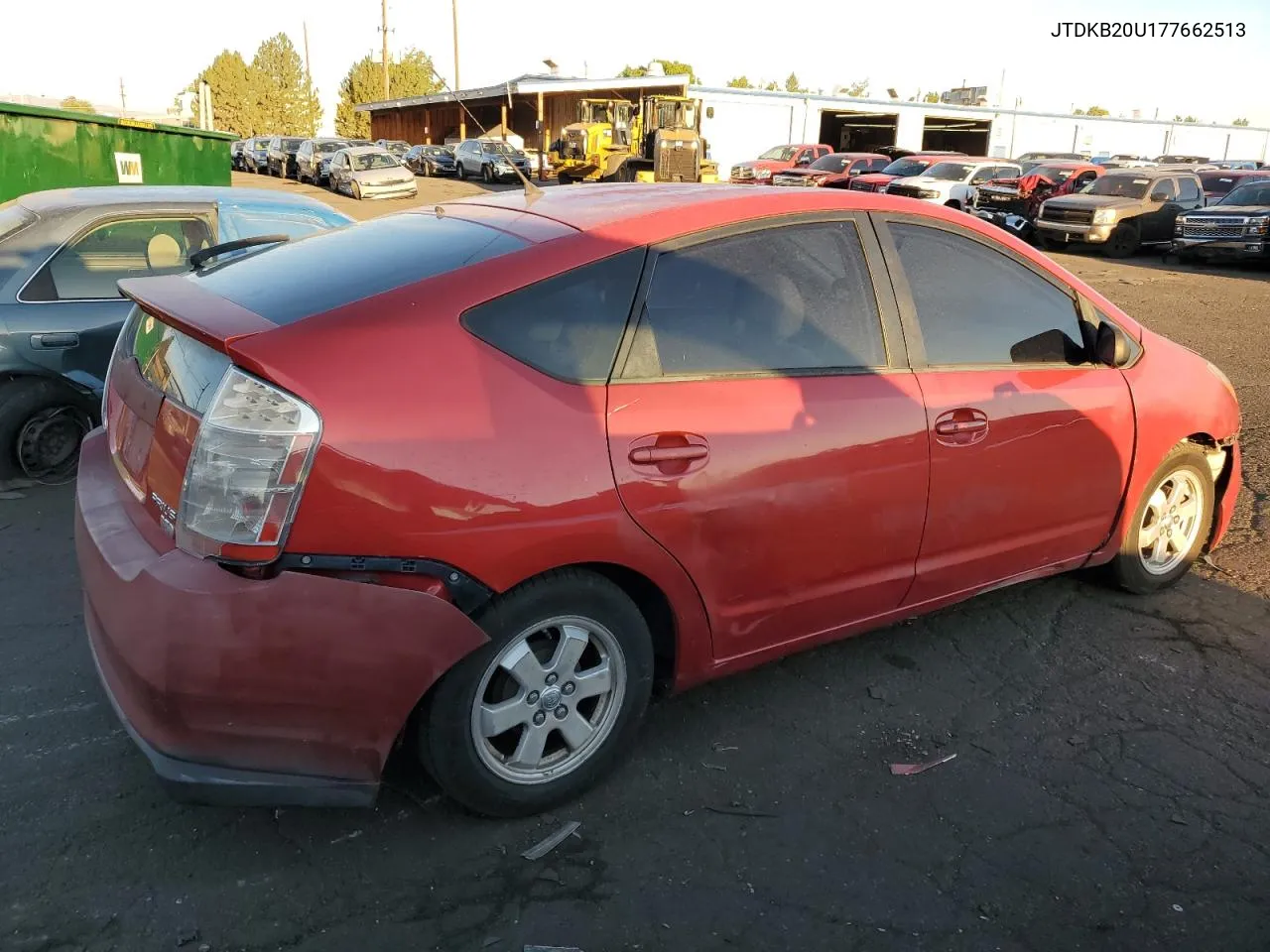 2007 Toyota Prius VIN: JTDKB20U177662513 Lot: 71858004