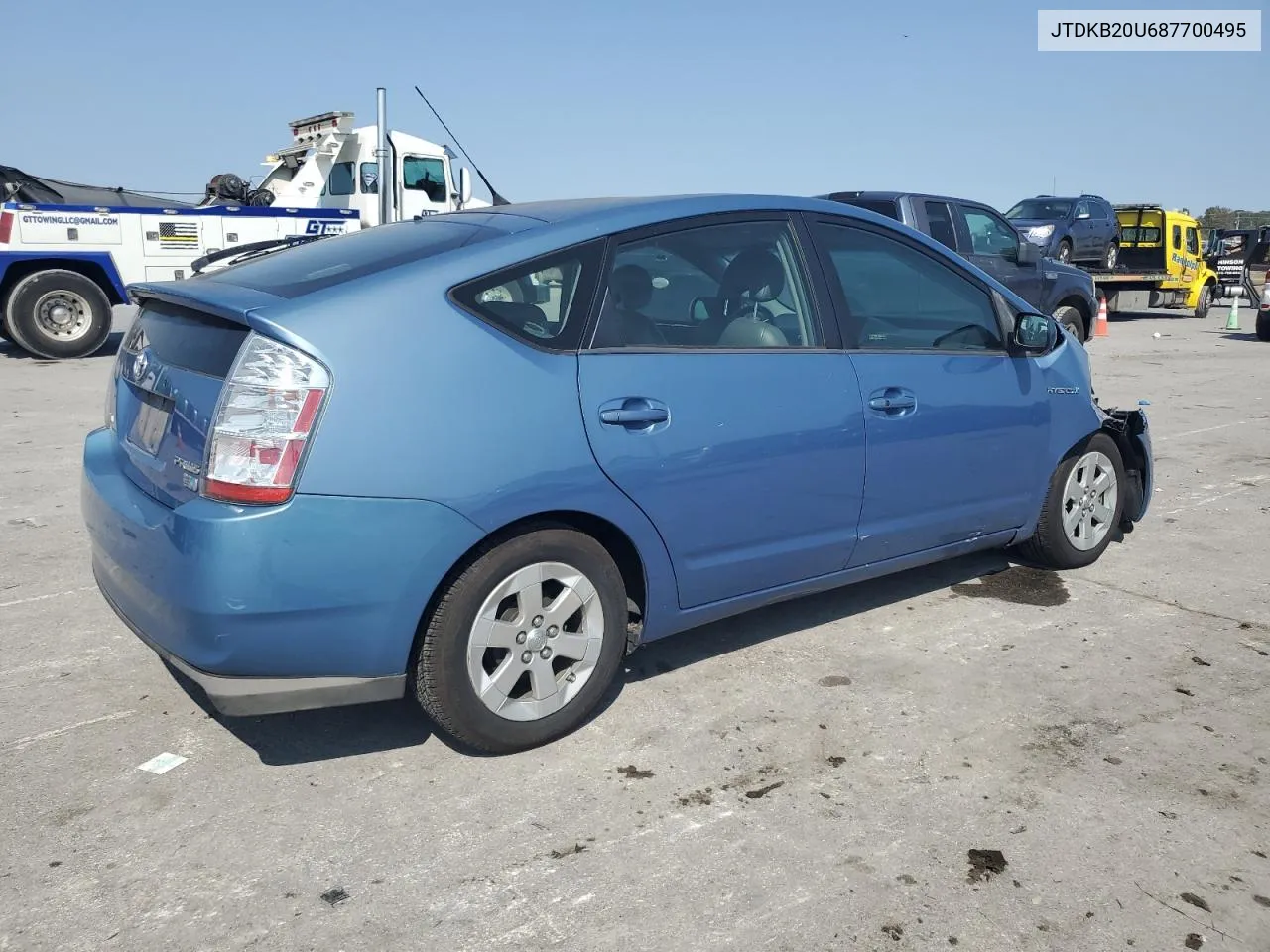 2008 Toyota Prius VIN: JTDKB20U687700495 Lot: 70742684