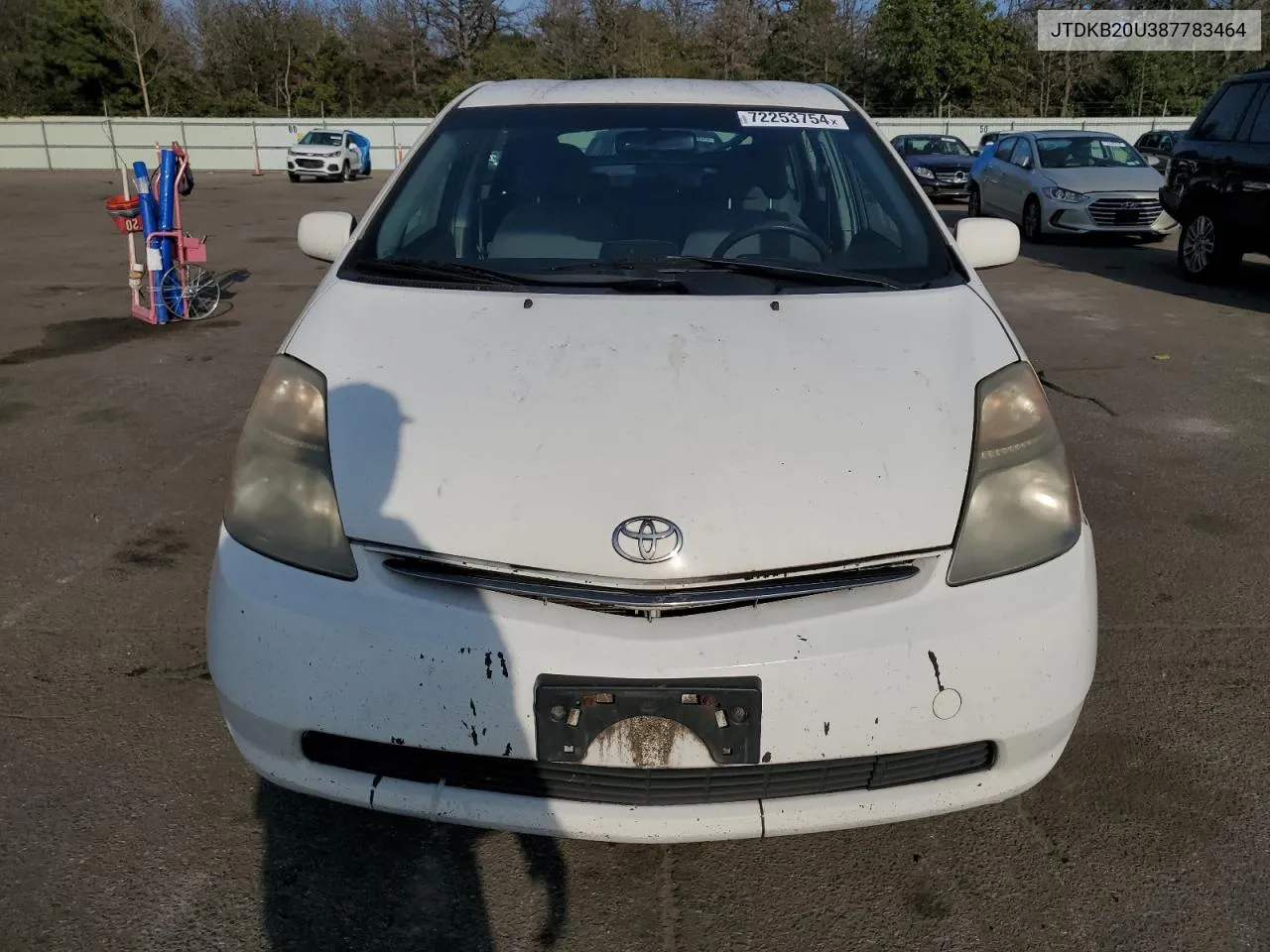 2008 Toyota Prius VIN: JTDKB20U387783464 Lot: 72253754