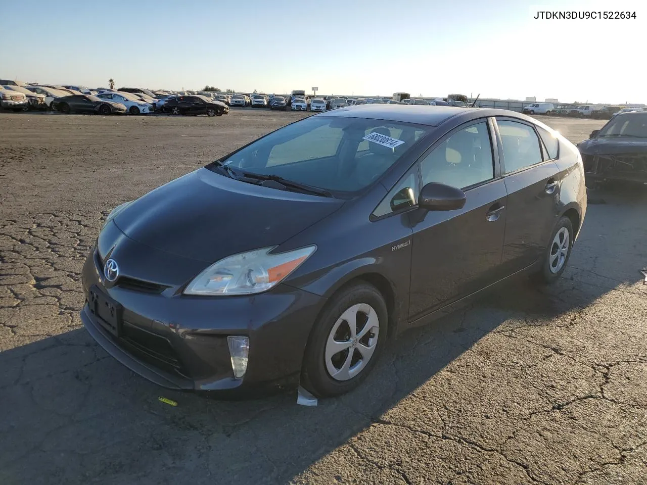 JTDKN3DU9C1522634 2012 Toyota Prius