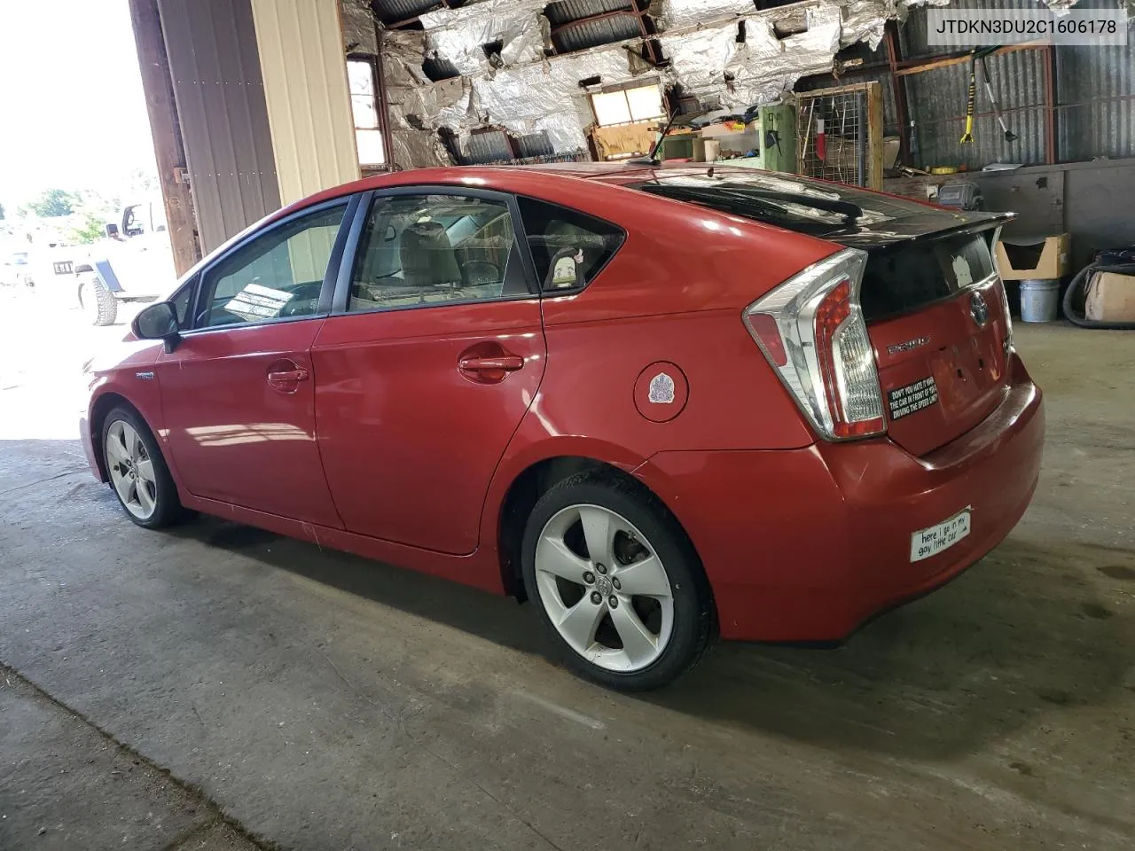 2012 Toyota Prius VIN: JTDKN3DU2C1606178 Lot: 71298124