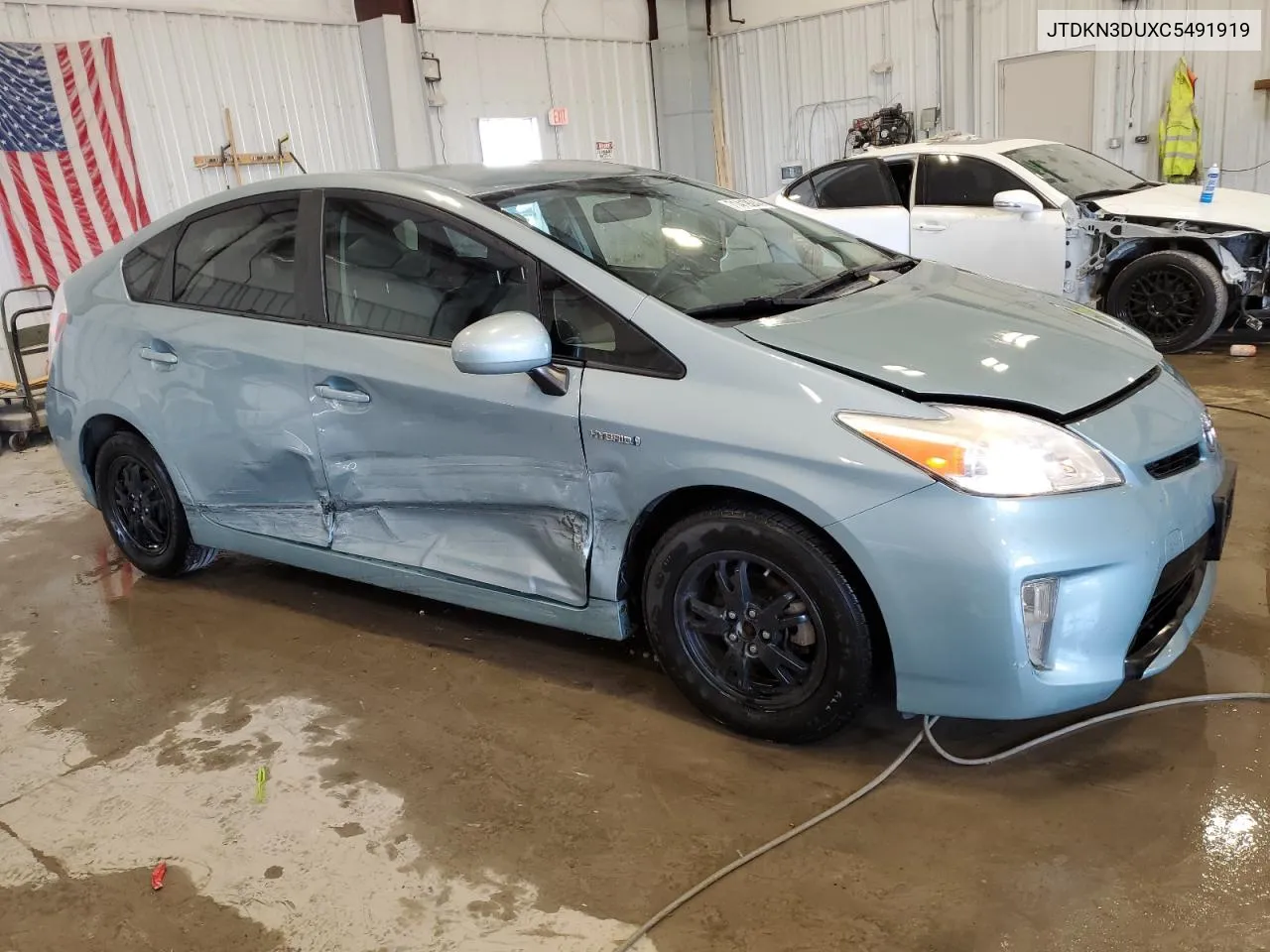 2012 Toyota Prius VIN: JTDKN3DUXC5491919 Lot: 71419244