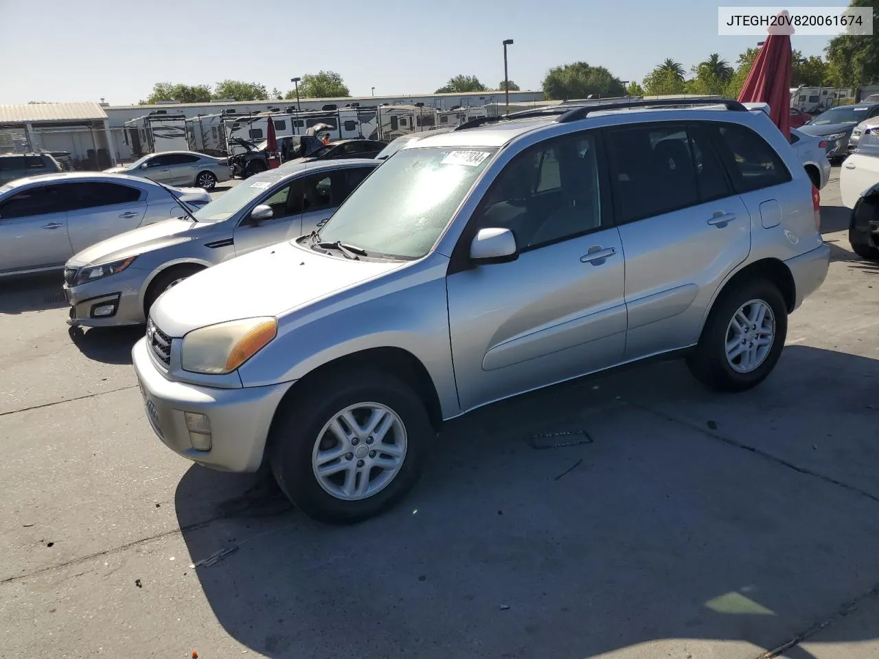 2002 Toyota Rav4 VIN: JTEGH20V820061674 Lot: 59087934