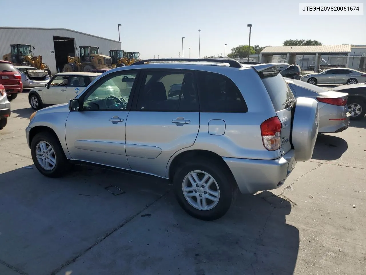 2002 Toyota Rav4 VIN: JTEGH20V820061674 Lot: 59087934