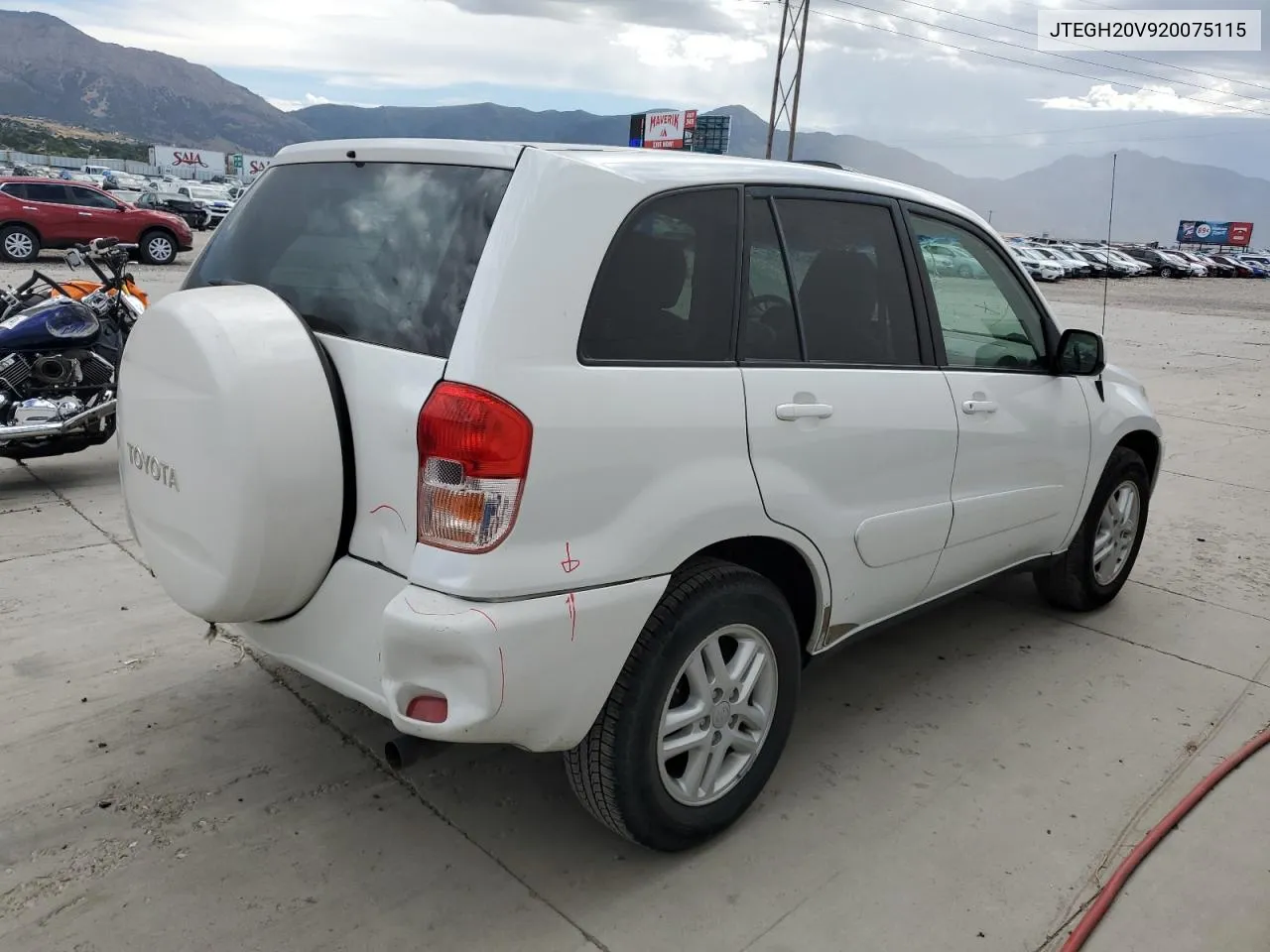 2002 Toyota Rav4 VIN: JTEGH20V920075115 Lot: 68809774