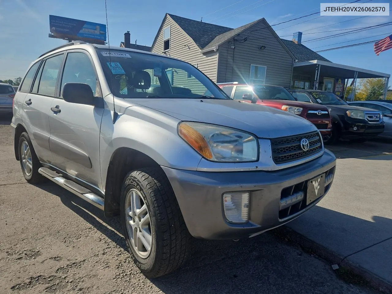 2002 Toyota Rav4 VIN: JTEHH20VX26062570 Lot: 71841834