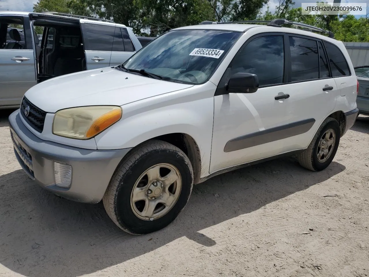 2003 Toyota Rav4 VIN: JTEGH20V230099676 Lot: 69523334