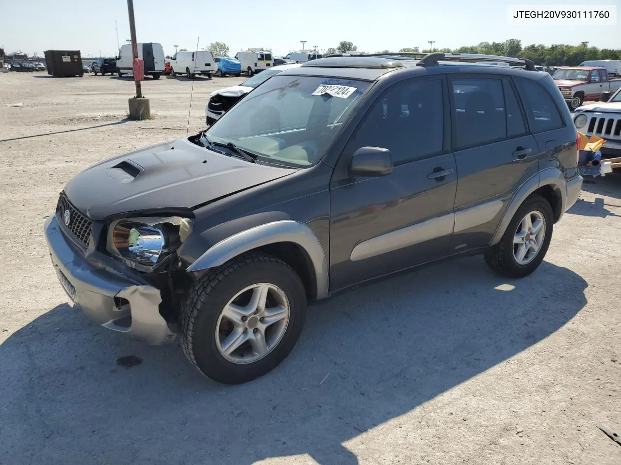 2003 Toyota Rav4 VIN: JTEGH20V930111760 Lot: 70297124