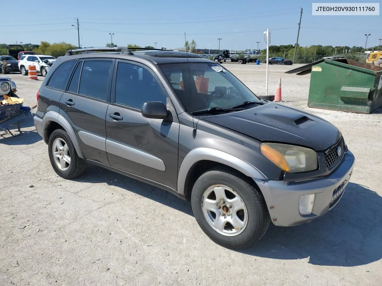 2003 Toyota Rav4 VIN: JTEGH20V930111760 Lot: 70297124