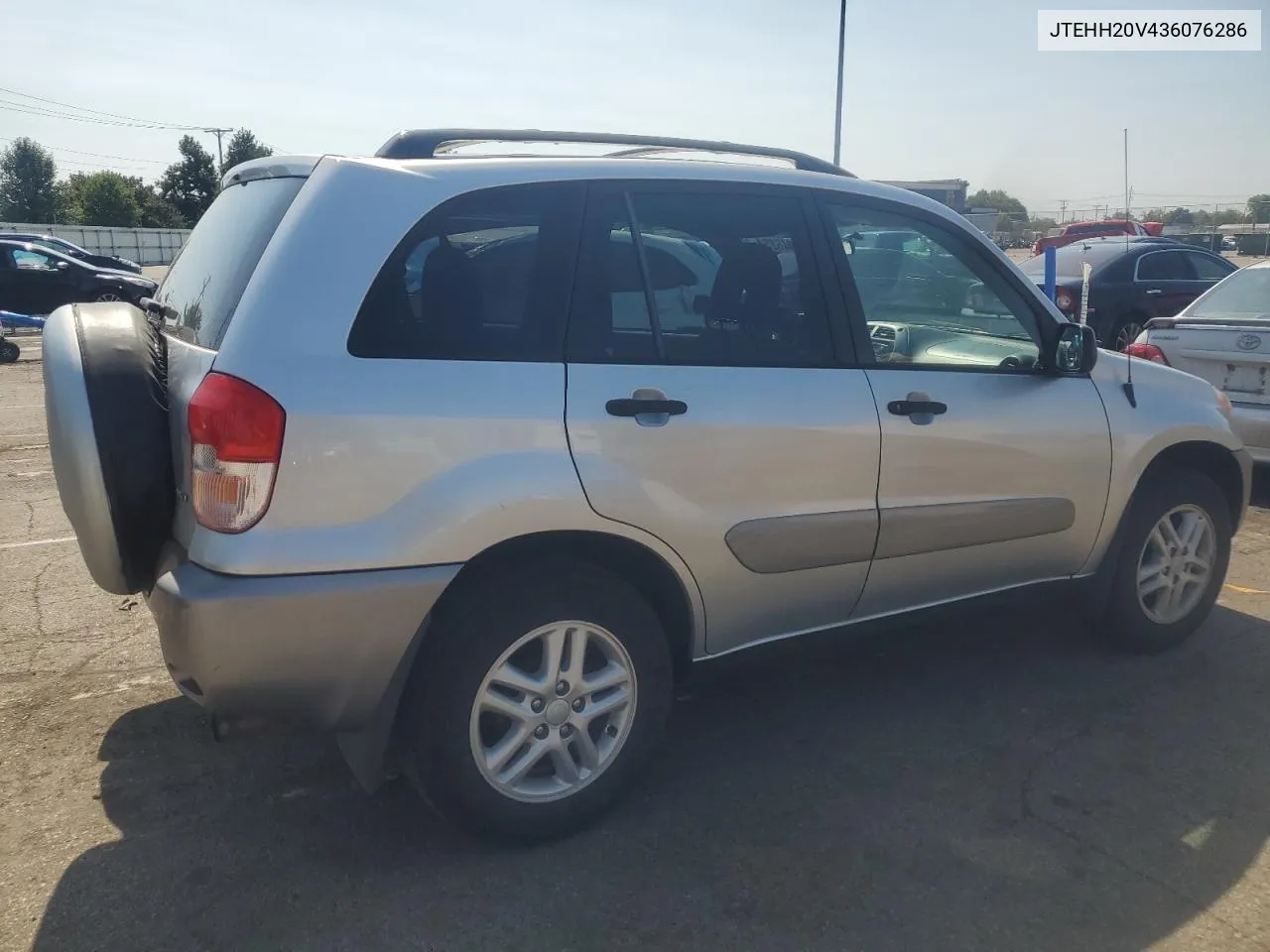 2003 Toyota Rav4 VIN: JTEHH20V436076286 Lot: 70946254