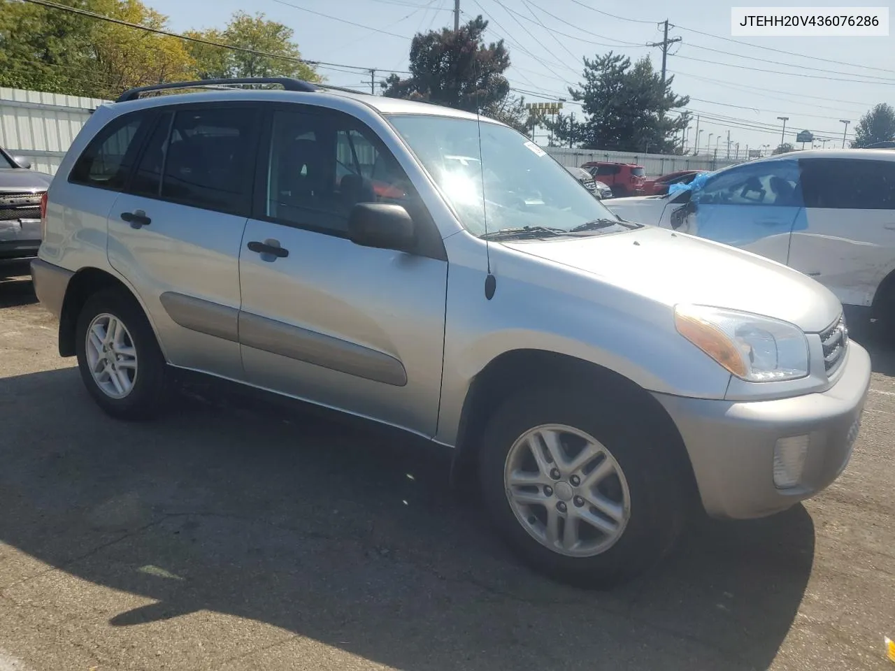 2003 Toyota Rav4 VIN: JTEHH20V436076286 Lot: 70946254