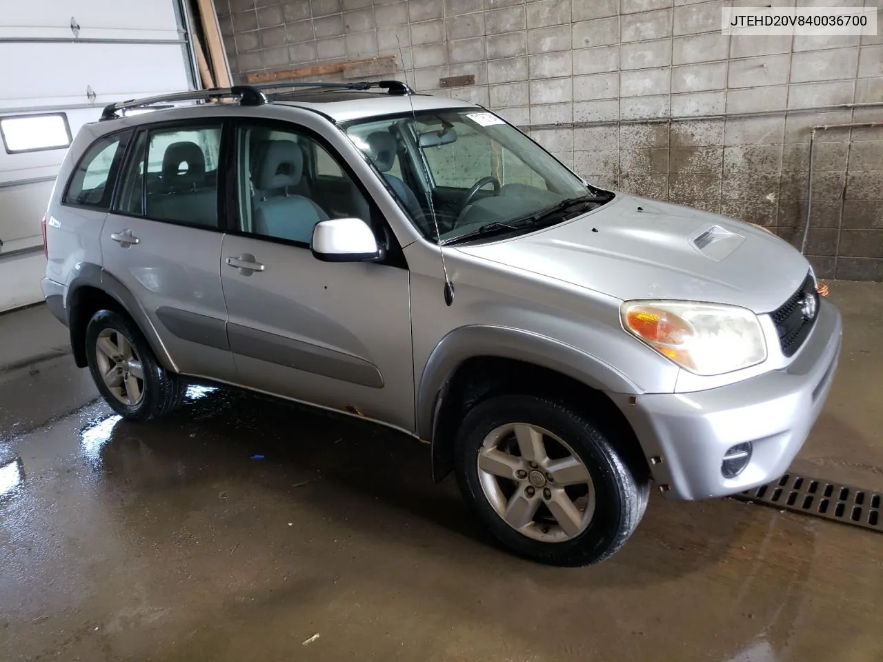 2004 Toyota Rav4 VIN: JTEHD20V840036700 Lot: 71767784