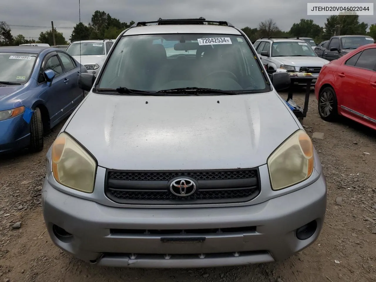 2004 Toyota Rav4 VIN: JTEHD20V046022044 Lot: 72042534