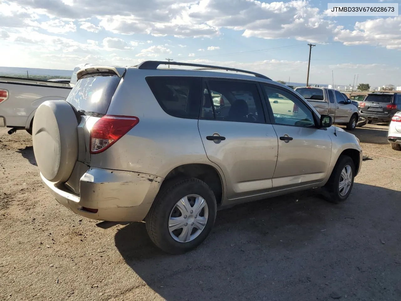 2007 Toyota Rav4 VIN: JTMBD33V676028673 Lot: 70397744