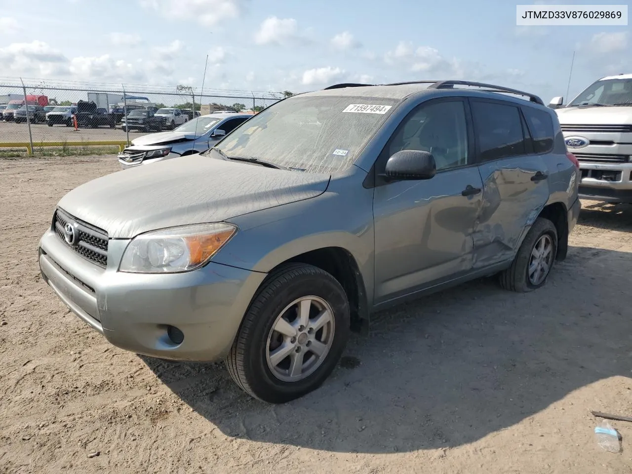 2007 Toyota Rav4 VIN: JTMZD33V876029869 Lot: 71597494