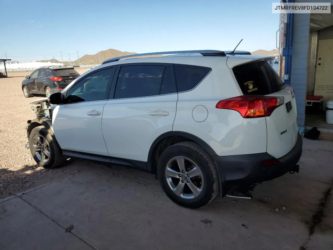 2015 Toyota Rav4 Xle VIN: JTMRFREV8FD104722 Lot: 72239884