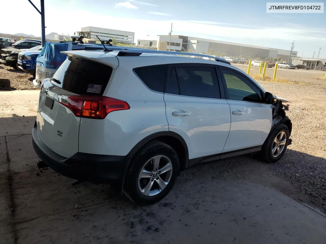 JTMRFREV8FD104722 2015 Toyota Rav4 Xle