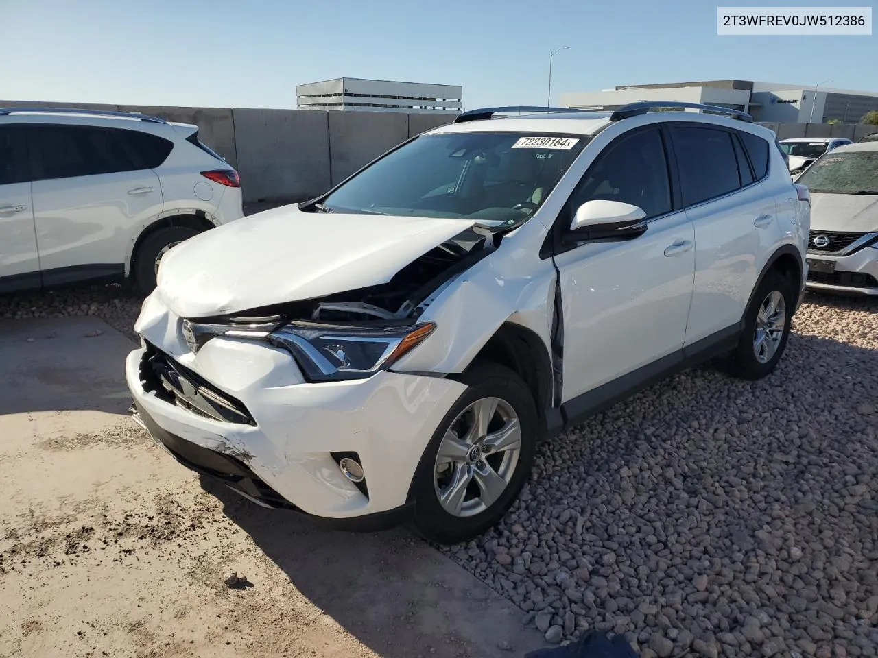 2T3WFREV0JW512386 2018 Toyota Rav4 Adventure