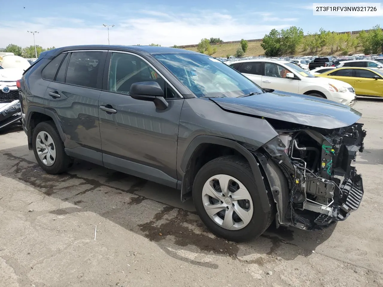 2T3F1RFV3NW321726 2022 Toyota Rav4 Le