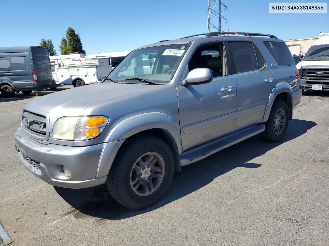 5TDZT34AX3S148855 2003 Toyota Sequoia Sr5