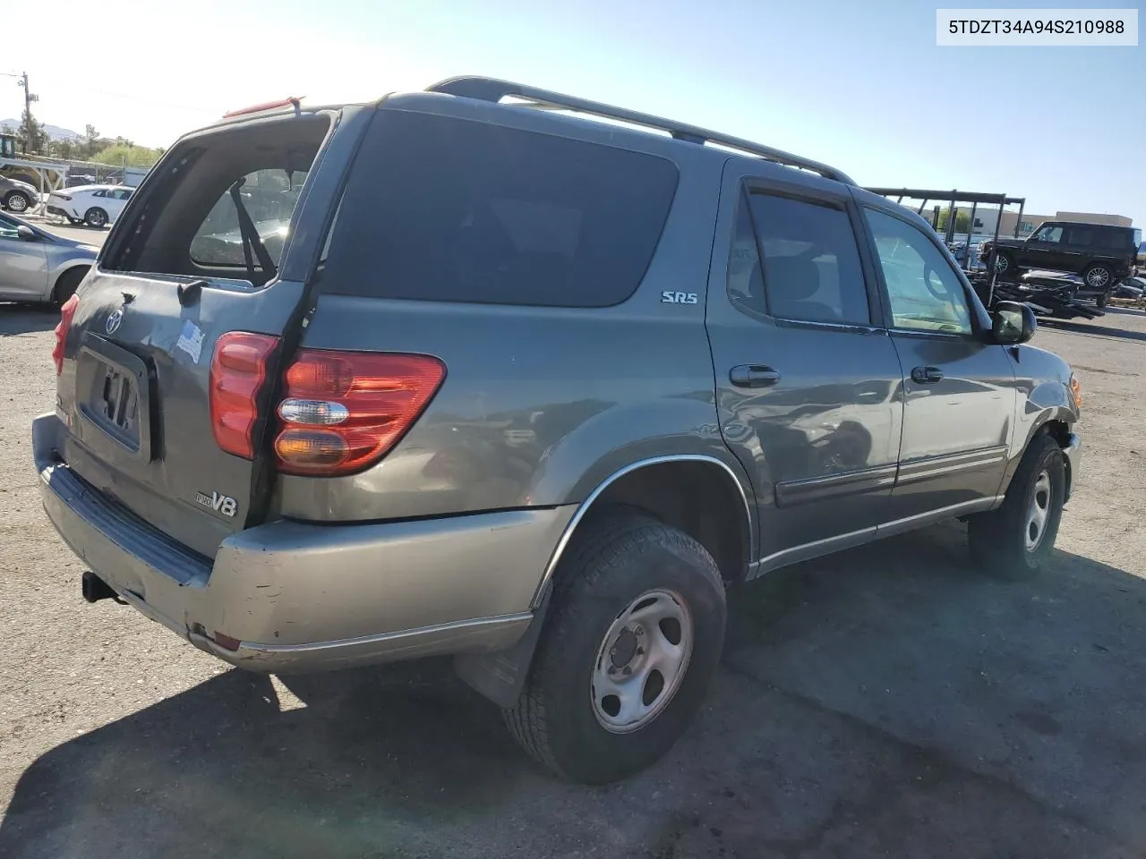 2004 Toyota Sequoia Sr5 VIN: 5TDZT34A94S210988 Lot: 71857324