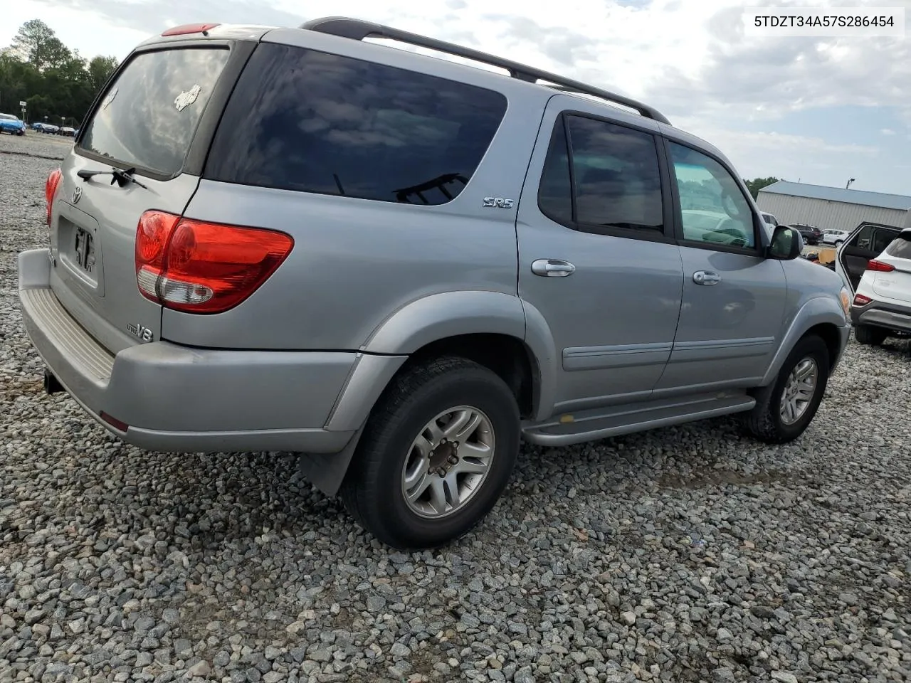 2007 Toyota Sequoia Sr5 VIN: 5TDZT34A57S286454 Lot: 61670394