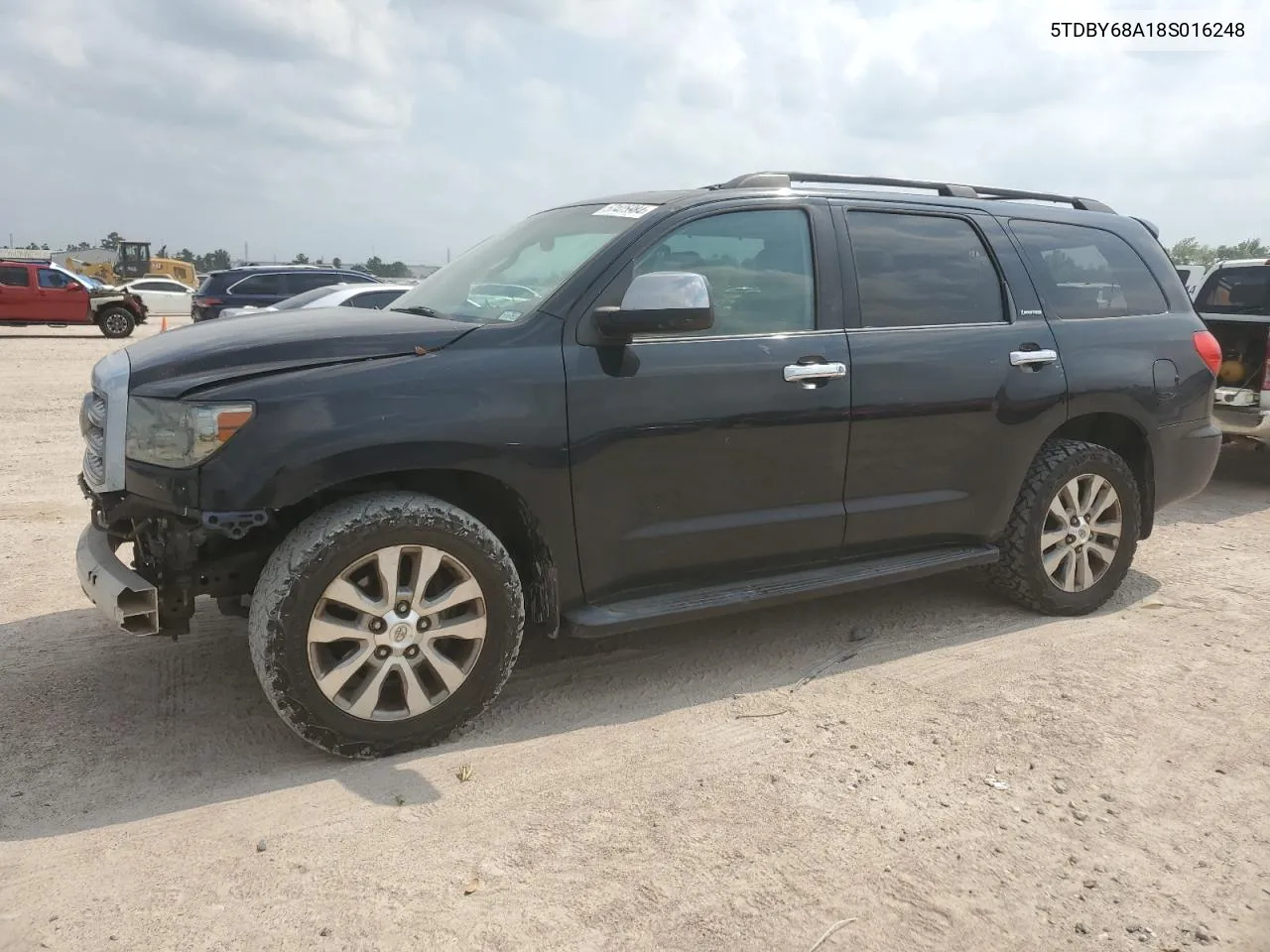 2008 Toyota Sequoia Limited VIN: 5TDBY68A18S016248 Lot: 57425984