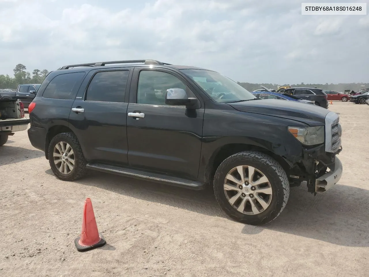 2008 Toyota Sequoia Limited VIN: 5TDBY68A18S016248 Lot: 57425984