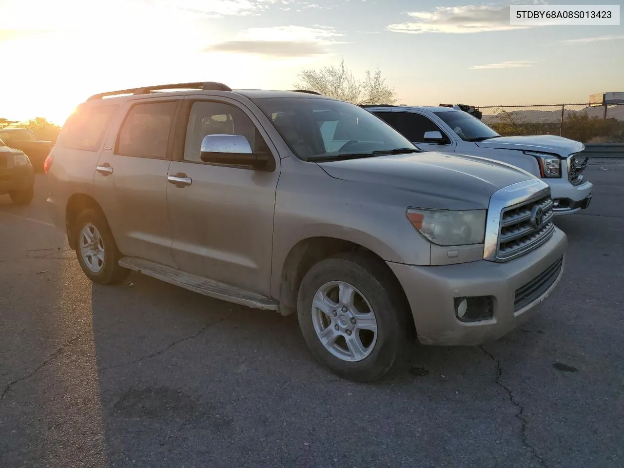 2008 Toyota Sequoia Limited VIN: 5TDBY68A08S013423 Lot: 71425384