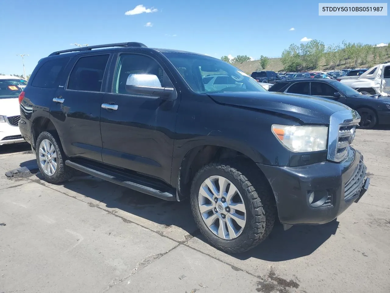 2011 Toyota Sequoia Platinum VIN: 5TDDY5G10BS051987 Lot: 55272584