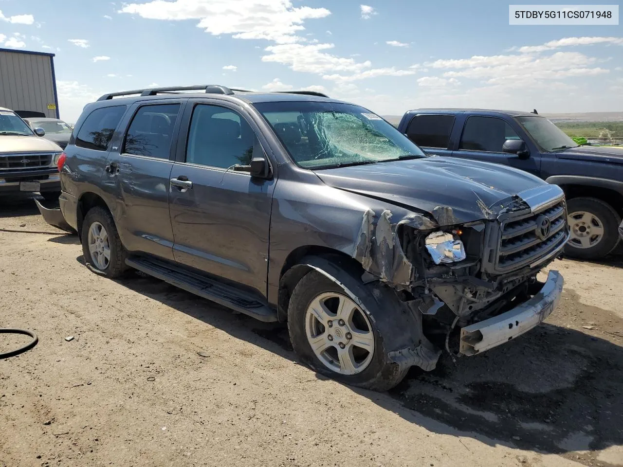 2012 Toyota Sequoia Sr5 VIN: 5TDBY5G11CS071948 Lot: 70635884