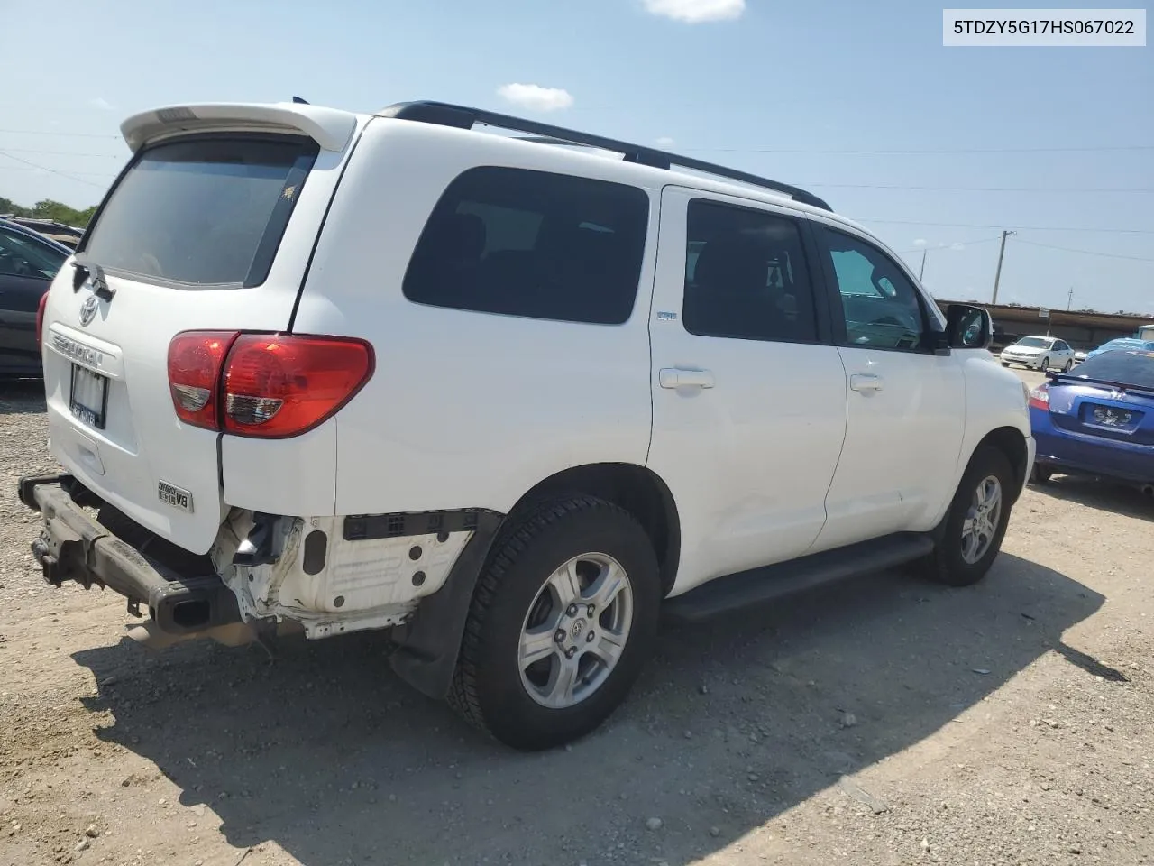 2017 Toyota Sequoia Sr5 VIN: 5TDZY5G17HS067022 Lot: 71434104