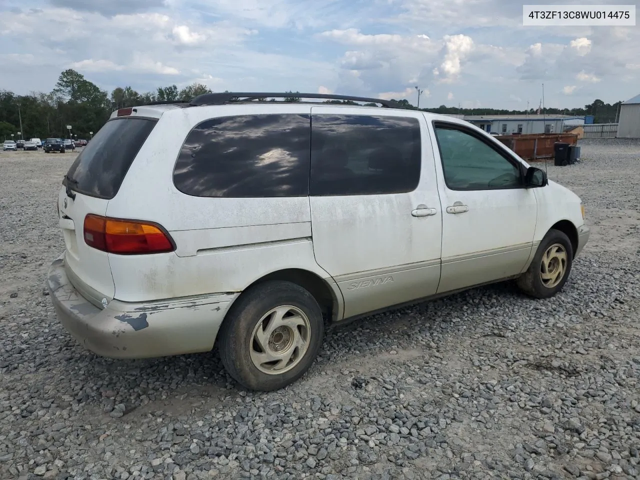 1998 Toyota Sienna Le VIN: 4T3ZF13C8WU014475 Lot: 72562164