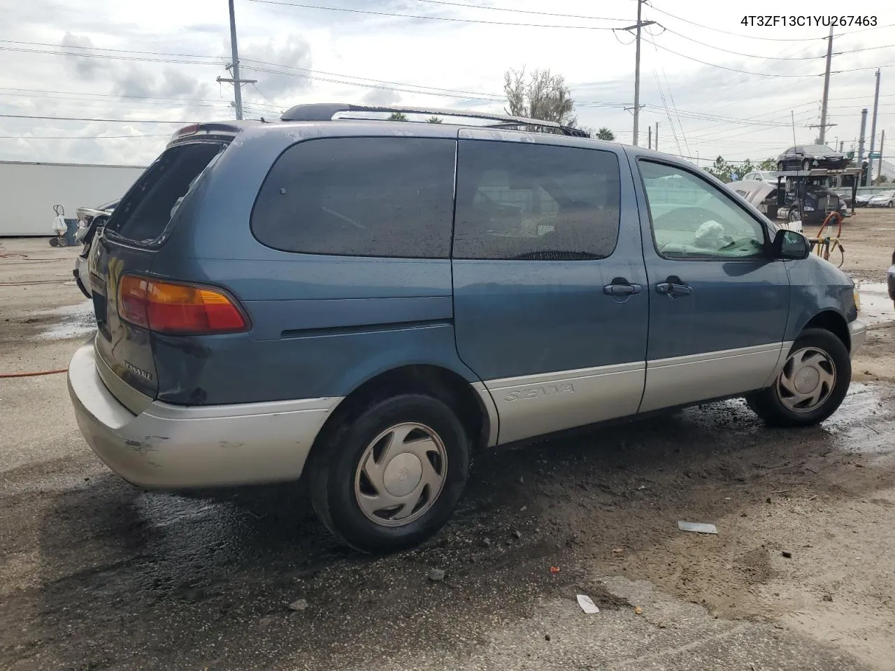 2000 Toyota Sienna Le VIN: 4T3ZF13C1YU267463 Lot: 71667624