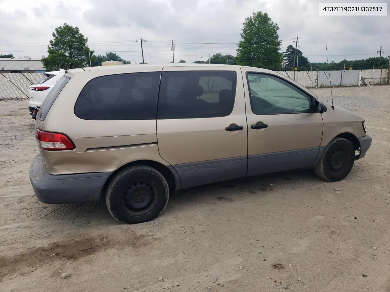 4T3ZF19C21U337517 2001 Toyota Sienna Ce