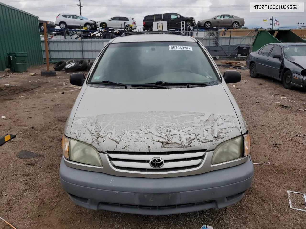 2001 Toyota Sienna Le VIN: 4T3ZF13C61U395591 Lot: 66743994