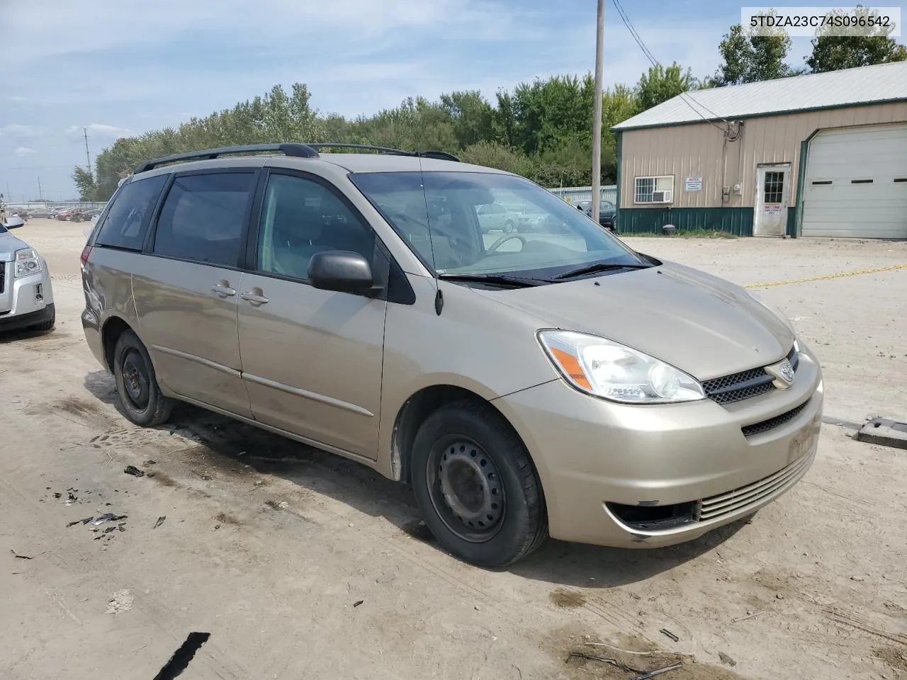 5TDZA23C74S096542 2004 Toyota Sienna Ce