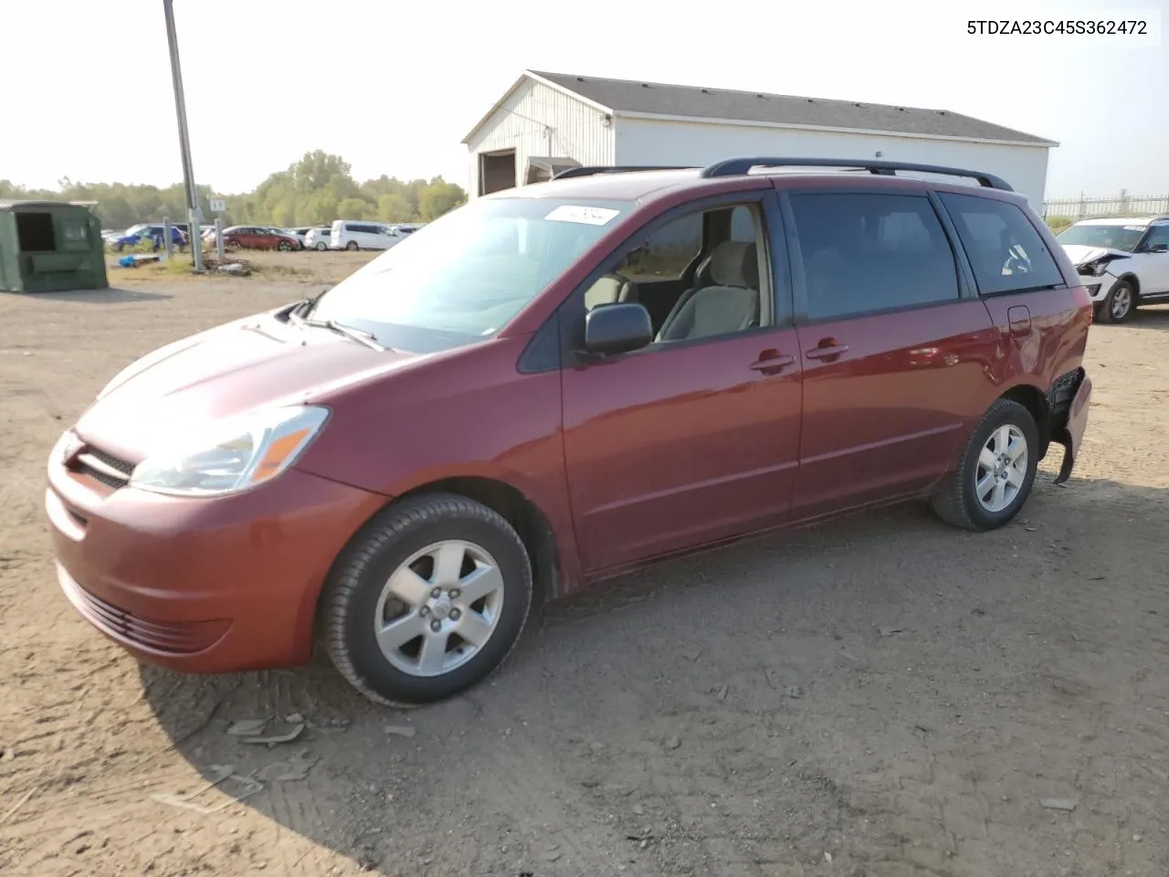 2005 Toyota Sienna Ce VIN: 5TDZA23C45S362472 Lot: 70409344