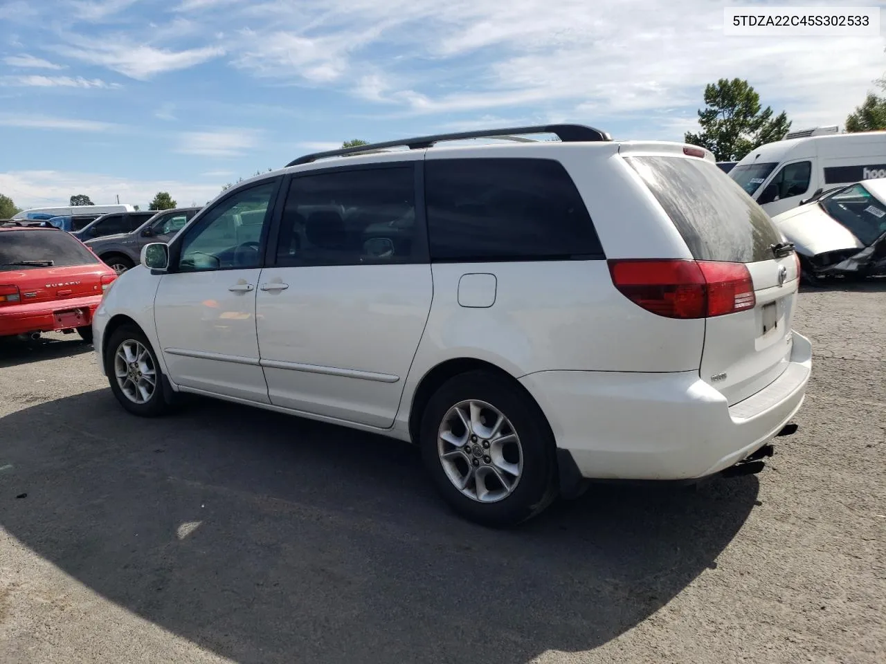 2005 Toyota Sienna Xle VIN: 5TDZA22C45S302533 Lot: 71109454