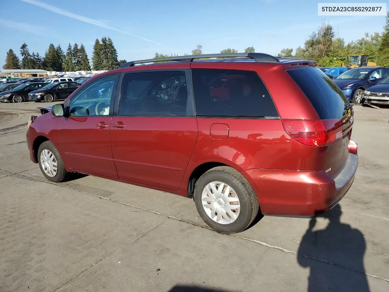 2005 Toyota Sienna Ce VIN: 5TDZA23C85S292877 Lot: 71495214