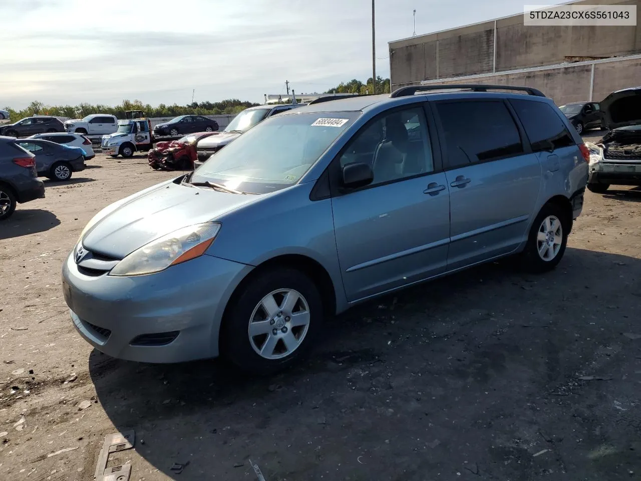 2006 Toyota Sienna Ce VIN: 5TDZA23CX6S561043 Lot: 68834494