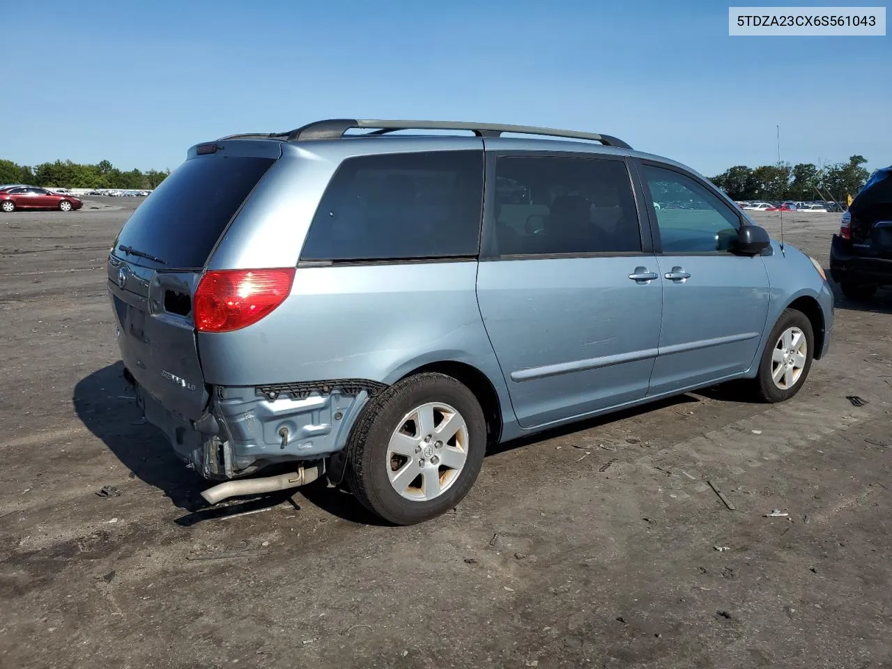 2006 Toyota Sienna Ce VIN: 5TDZA23CX6S561043 Lot: 68834494