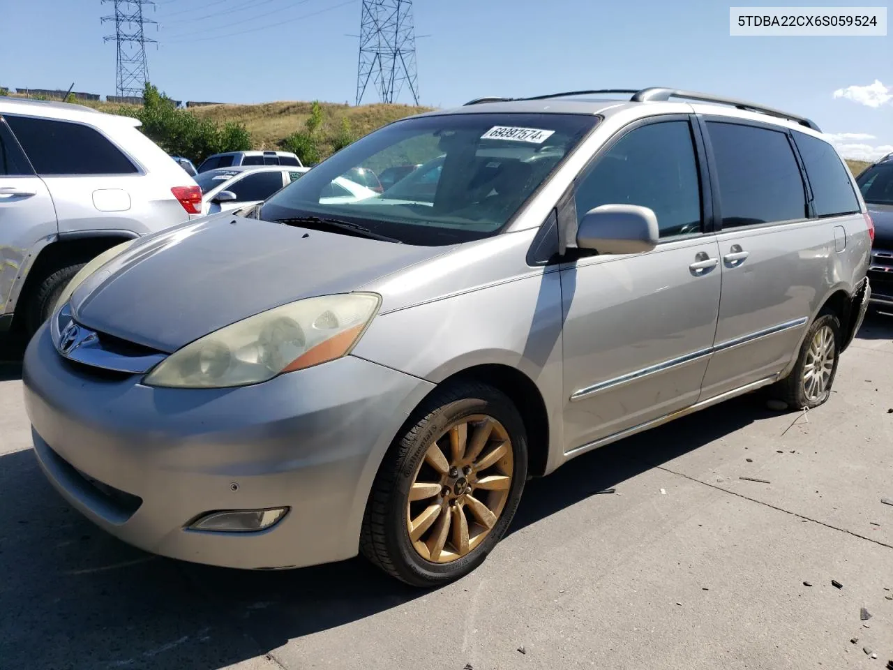 2006 Toyota Sienna Xle VIN: 5TDBA22CX6S059524 Lot: 69397574