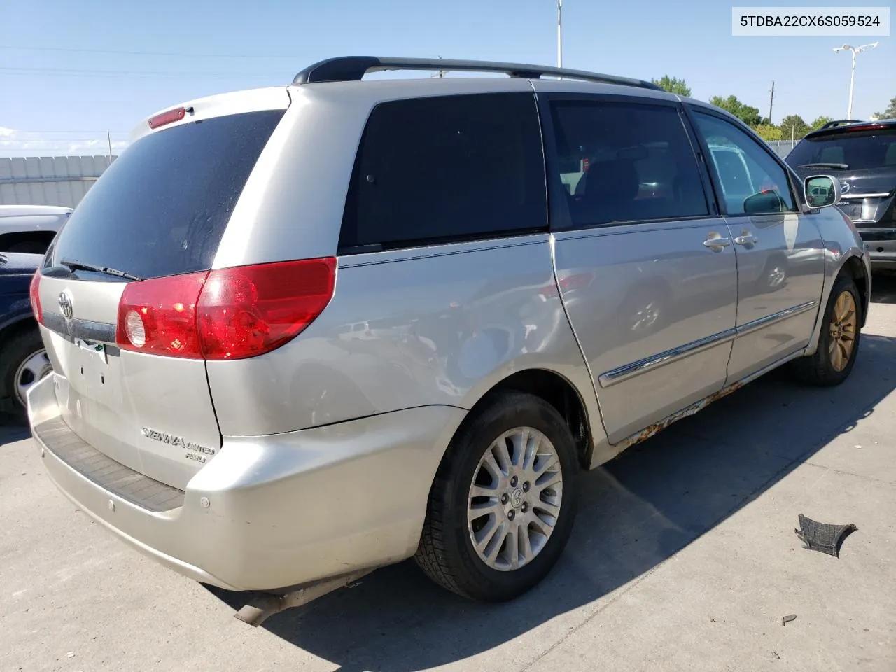 2006 Toyota Sienna Xle VIN: 5TDBA22CX6S059524 Lot: 69397574