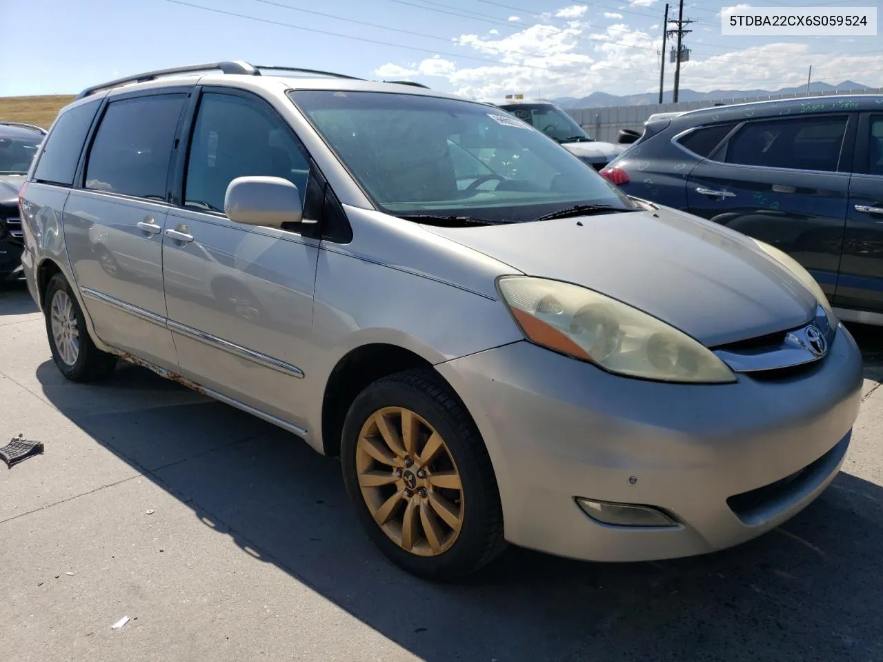 2006 Toyota Sienna Xle VIN: 5TDBA22CX6S059524 Lot: 69397574