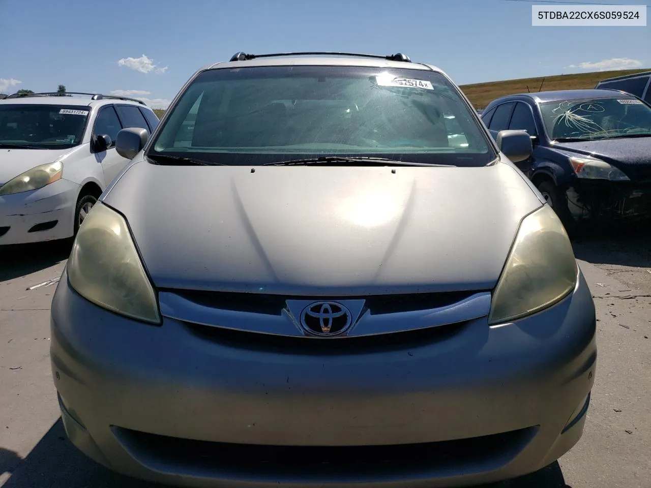 2006 Toyota Sienna Xle VIN: 5TDBA22CX6S059524 Lot: 69397574