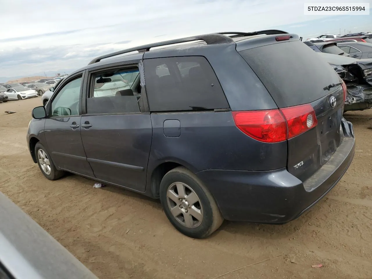 2006 Toyota Sienna Ce VIN: 5TDZA23C96S515994 Lot: 69998624