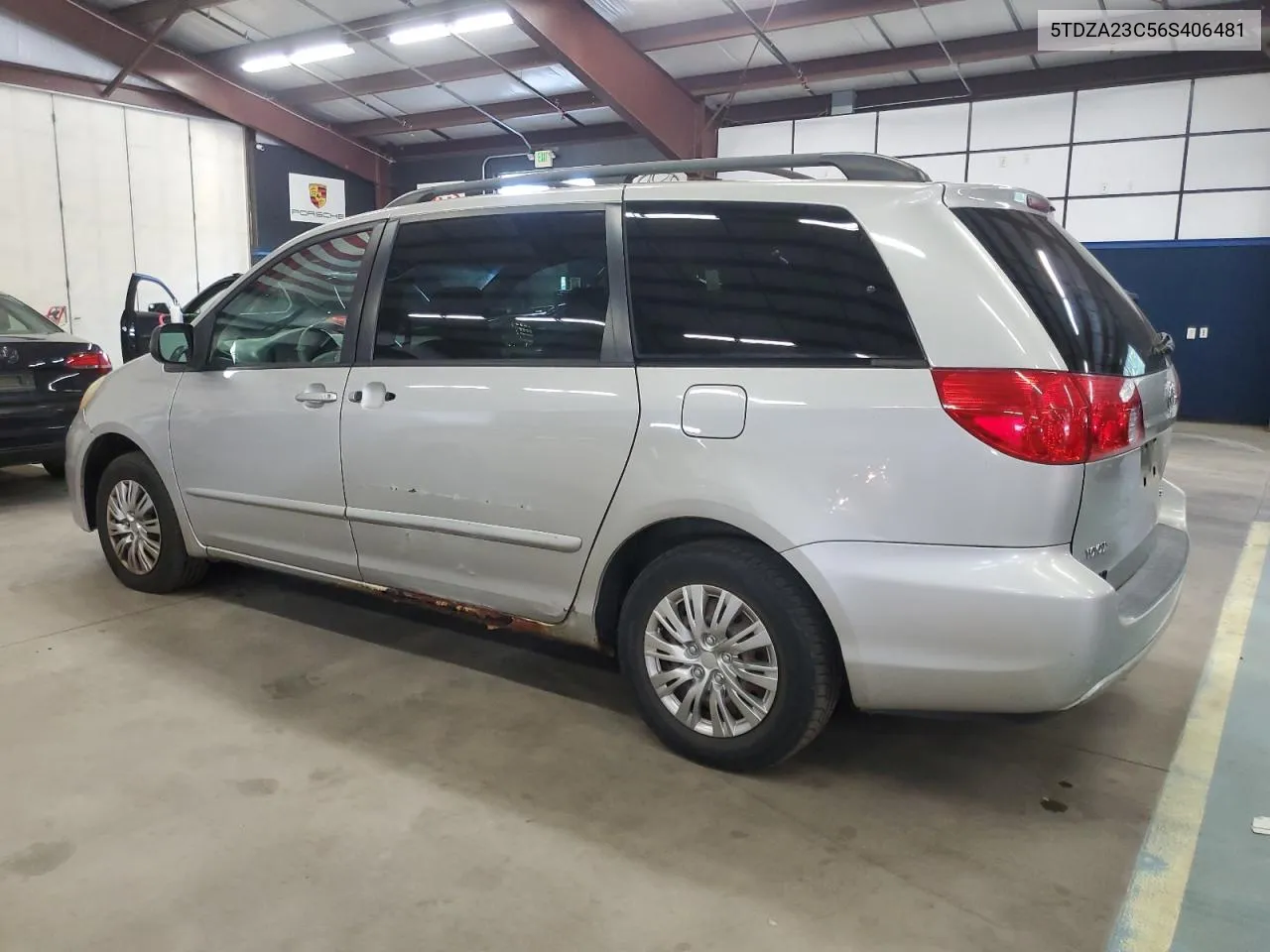 2006 Toyota Sienna Ce VIN: 5TDZA23C56S406481 Lot: 72492624