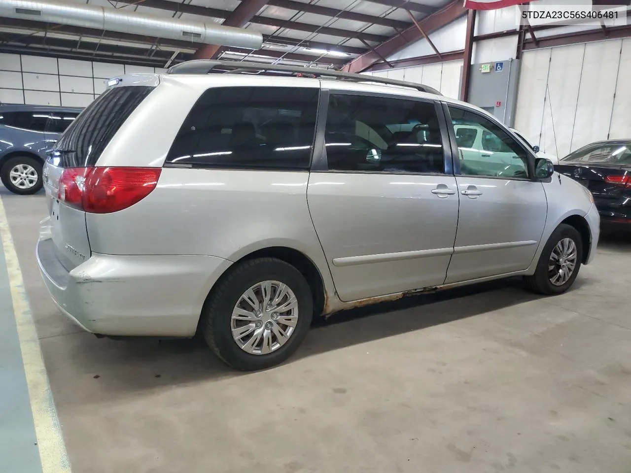 2006 Toyota Sienna Ce VIN: 5TDZA23C56S406481 Lot: 72492624