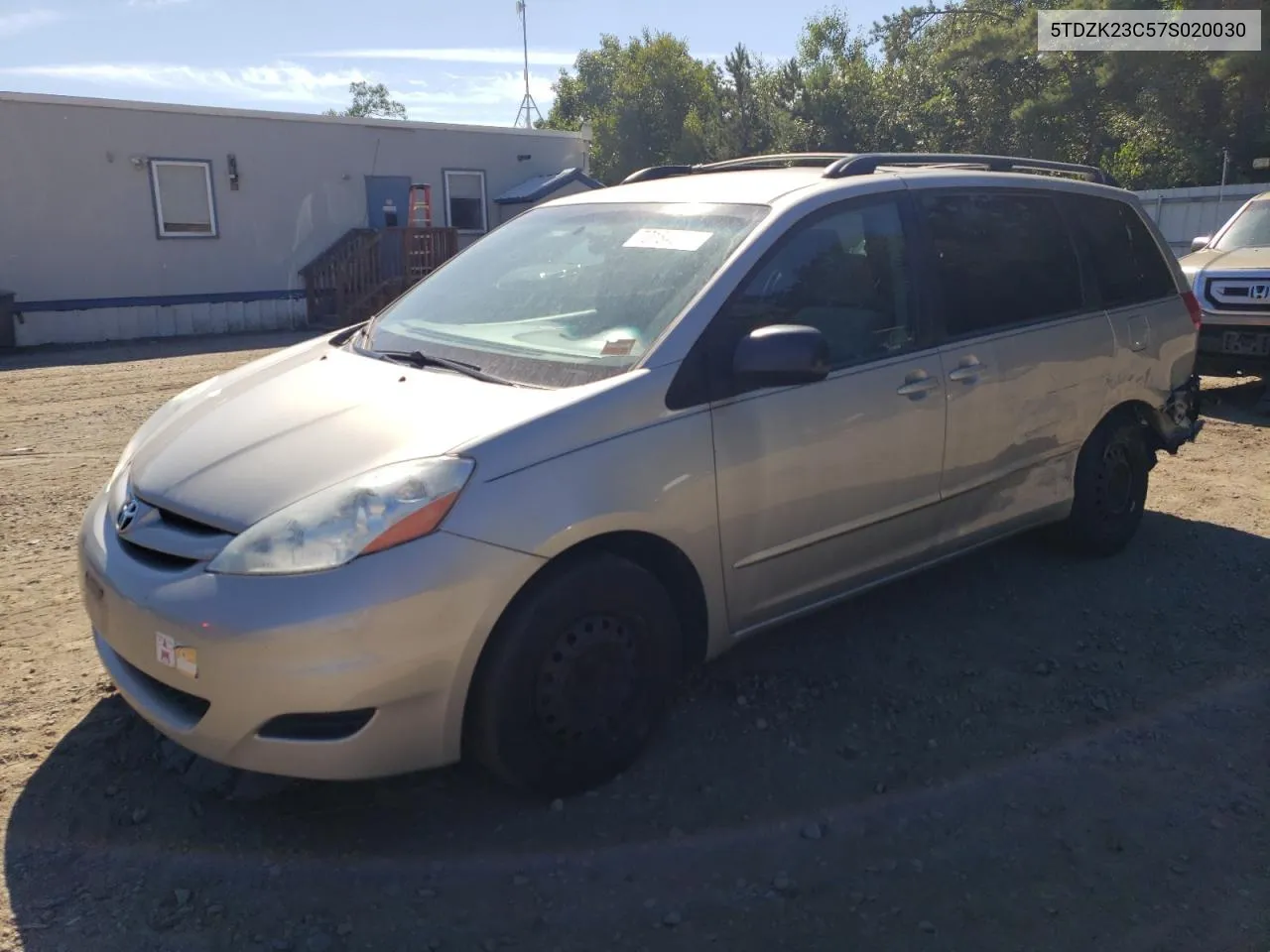 2007 Toyota Sienna Ce VIN: 5TDZK23C57S020030 Lot: 70184894